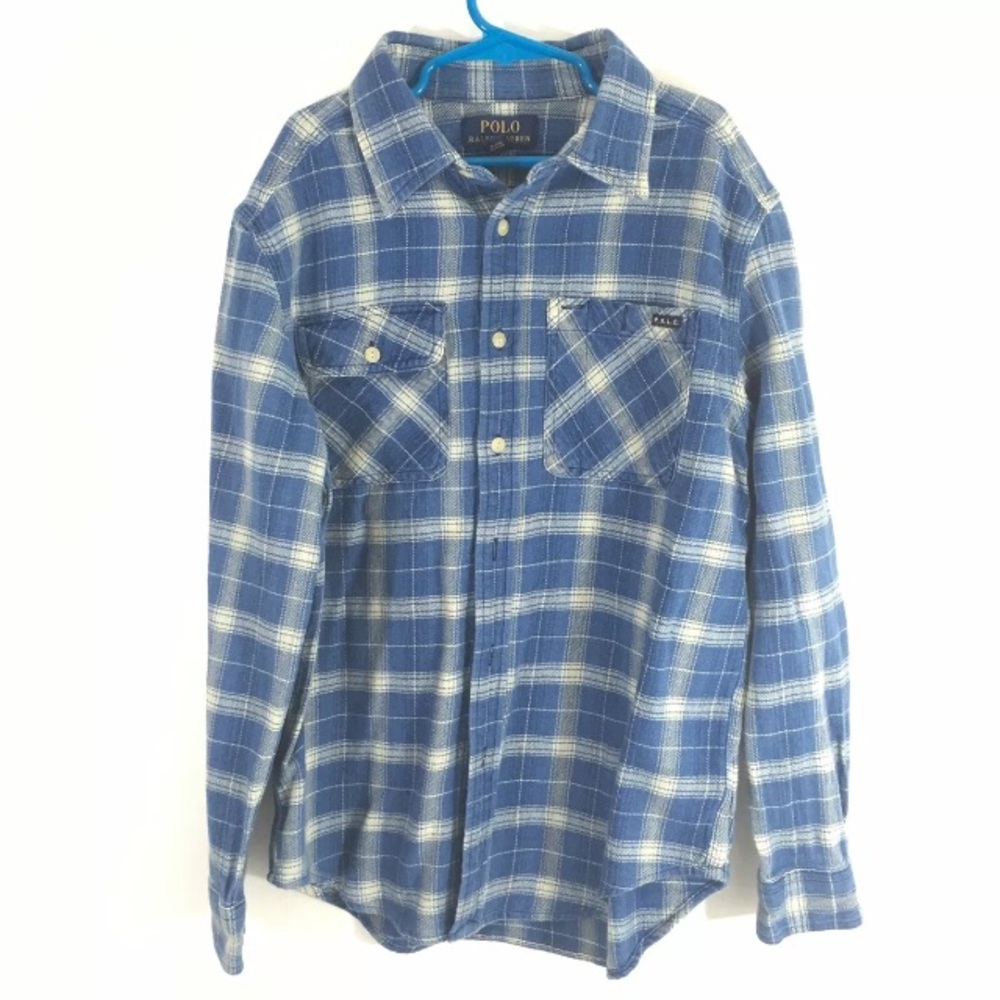 Polo Ralph Lauren Long Sleeve Shirt Sz 10/12 Lrg